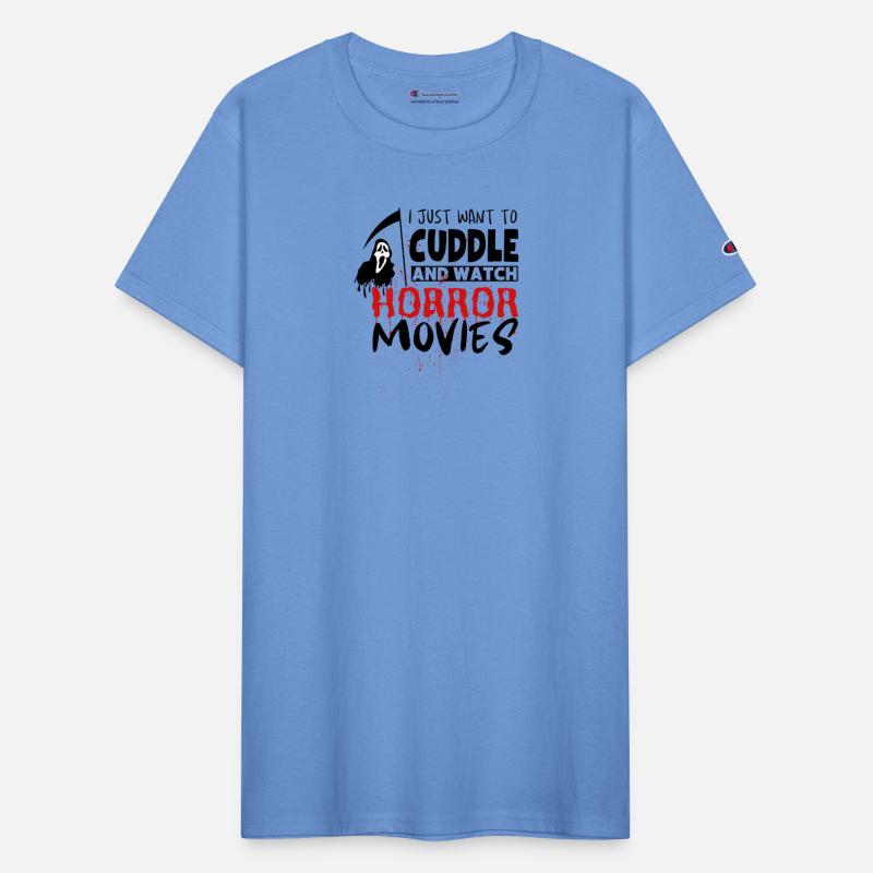 Cuddle and watch horror movies