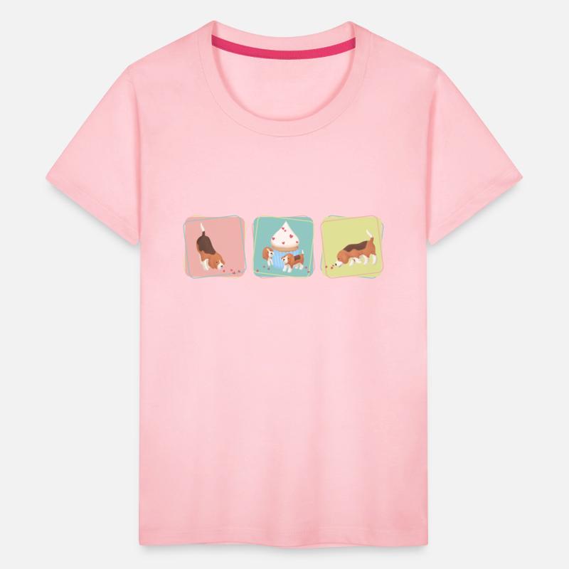 Cute Beagle Illustrations (Color)