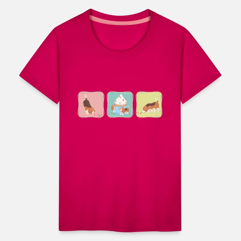 Cute Beagle Illustrations (Color)