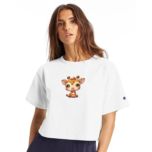 Cute Giraffe Sticking its Tongue