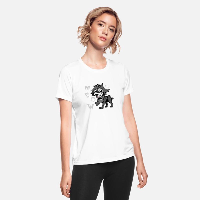 cute weird strange DOG saying MEOW cool funny