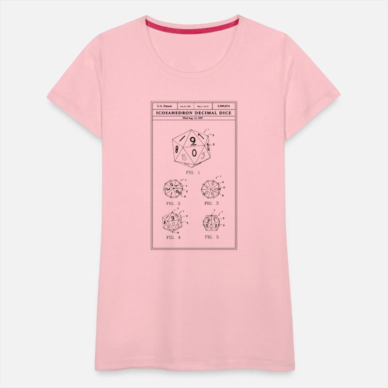 D20 Dice Patent (Dark Ink)