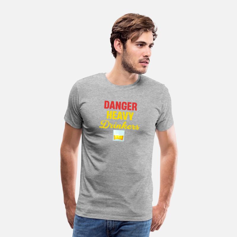 Danger Heavy Drinkers Funny Brewery Vodka Tequila