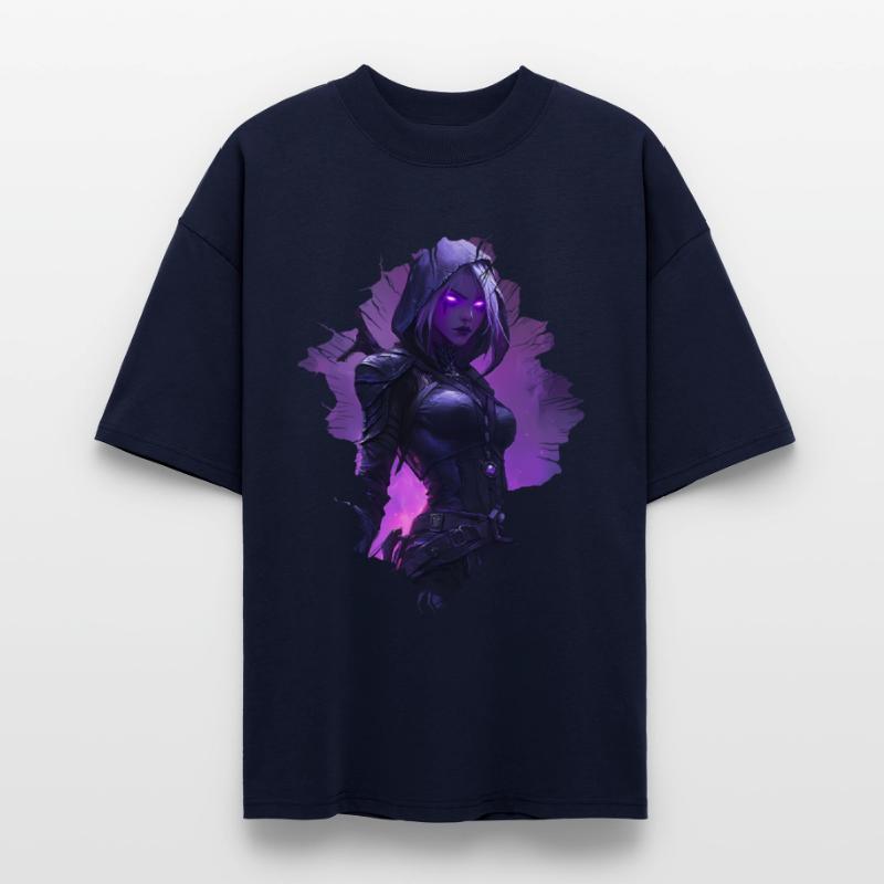 Dark Elf Warrior With A Purple Look