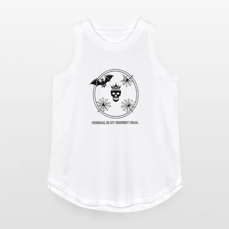 Dark Skull with Bat Web Design