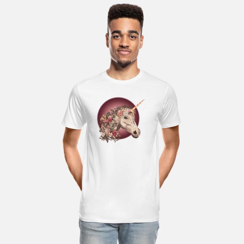 Das fantasievolle Einhorn mit Rosen und Florales