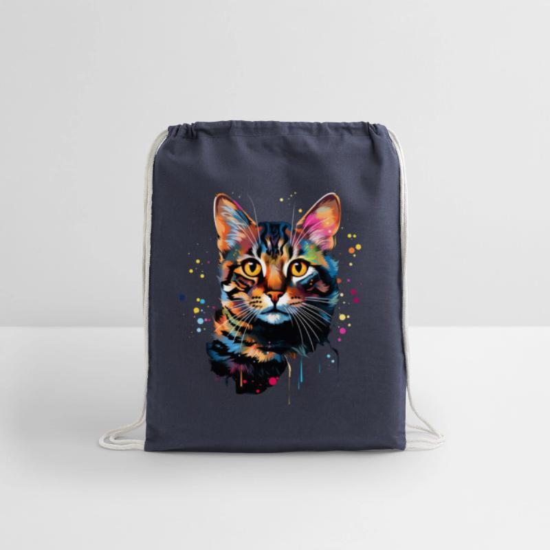Decorative Color Explosion Bengal Cat