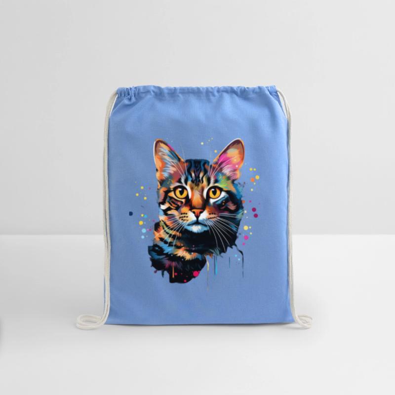 Decorative Color Explosion Bengal Cat