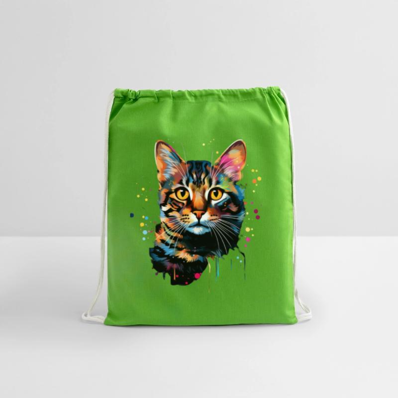 Decorative Color Explosion Bengal Cat