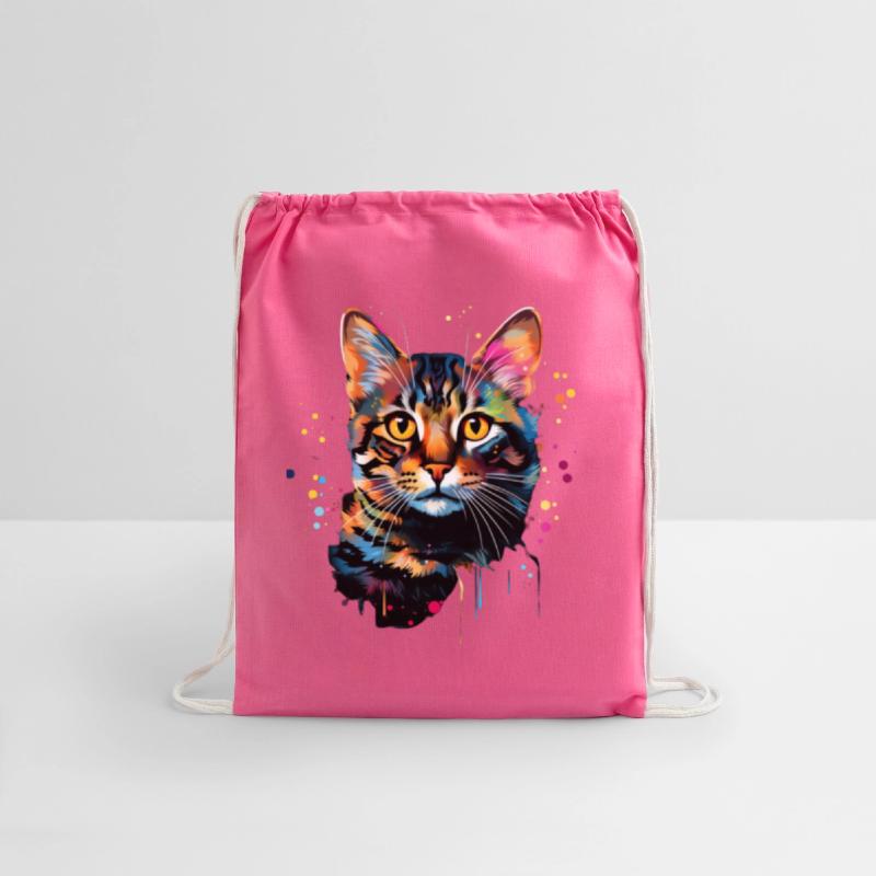 Decorative Color Explosion Bengal Cat
