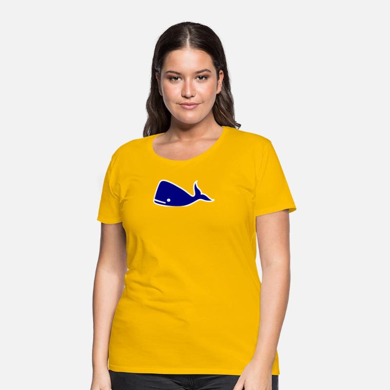 Deep Blue Whale Silhouette on Dark Background