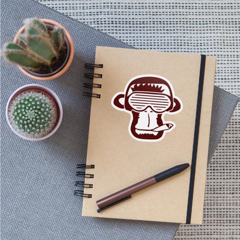 DJ Monkey Chimpanzee Head Sunglasses Music Party