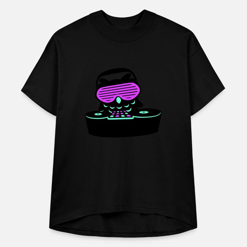 DJ owl mixer DJ music club disco party turntable