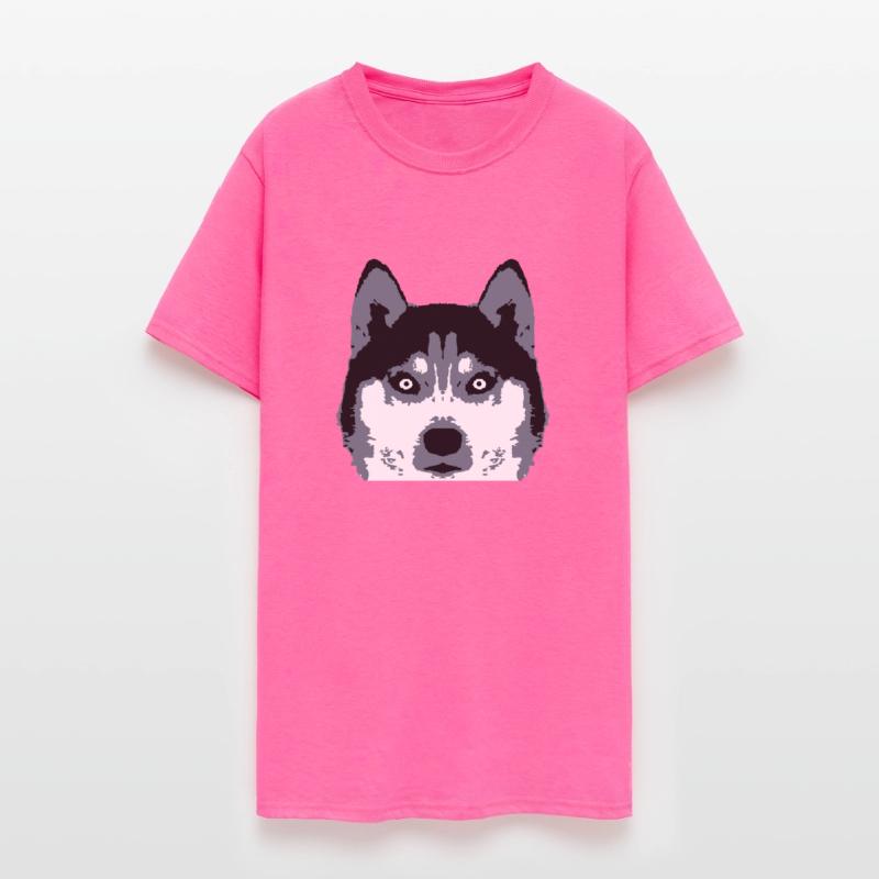 Dog White Husky Face Head Beautiful Breed Cool Fun