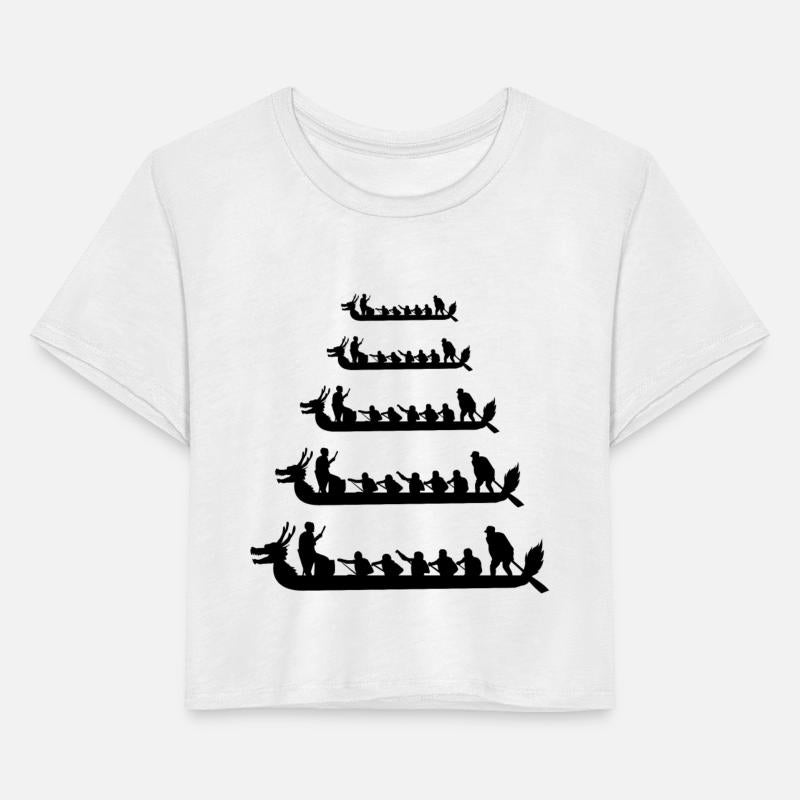 Dragon Boat Racing Crew Paddlers Water Sport