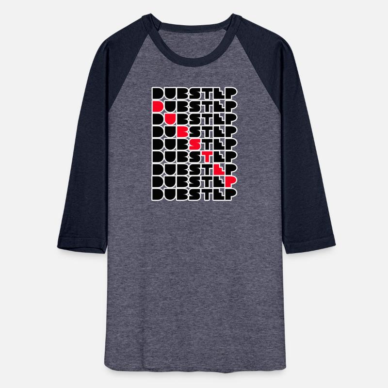 Dubstep Music Logo Stacked Word Wall Red Black Des