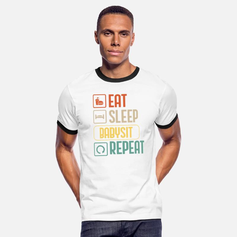 Eat Sleep Babysit Repeat Funny Babysitter gift