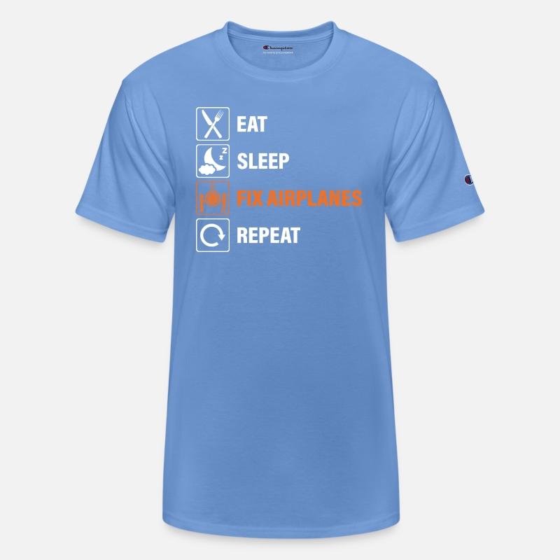 Eat Sleep Fix Airplanes Repeat Aircraft Mechanic