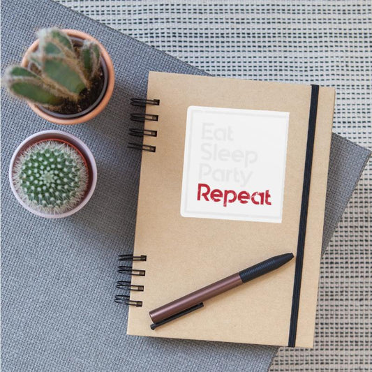 Eat Sleep Party Repeat Fun Motto