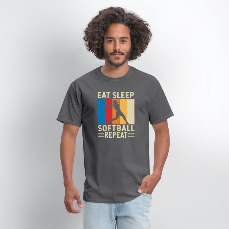 Eat sleep softball repeat