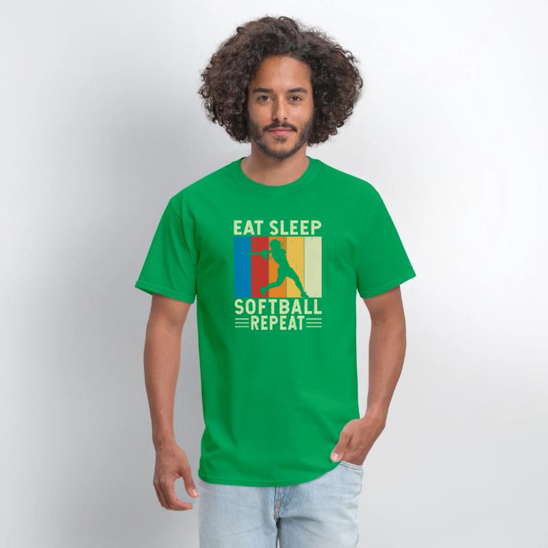 Eat sleep softball repeat