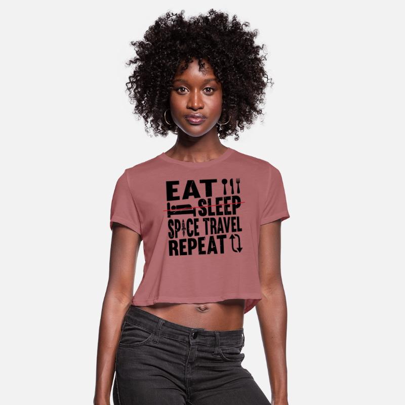 Eat Sleep Space Travel Repeat - Funny Space Ship