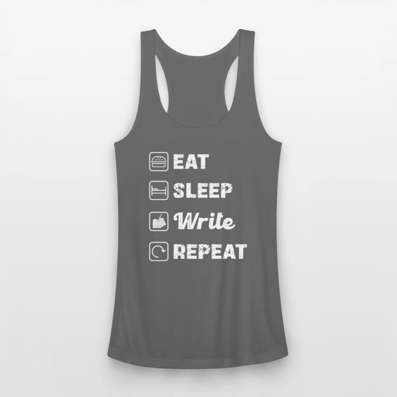 Eat Sleep Write Repeat Lifestyle Motto