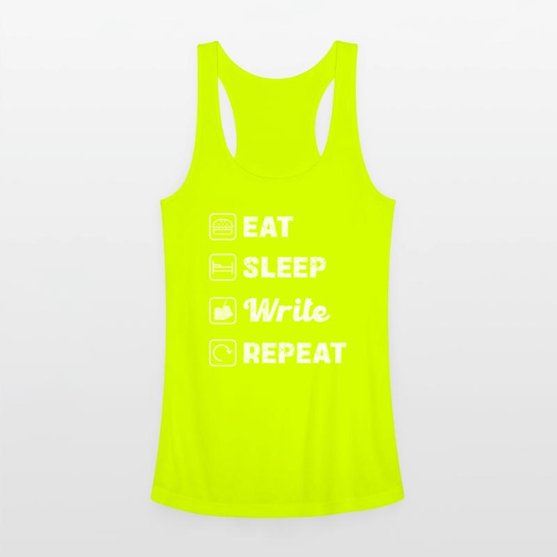 Eat Sleep Write Repeat Lifestyle Motto