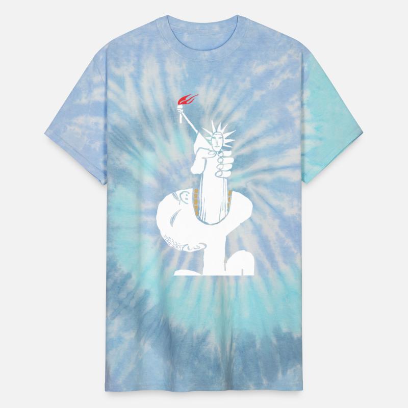 eating statue of liberty