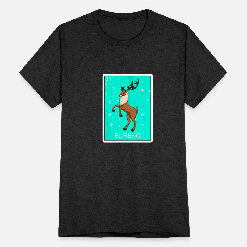 El Reno Reindeer Card Mexican Lottery Christmas