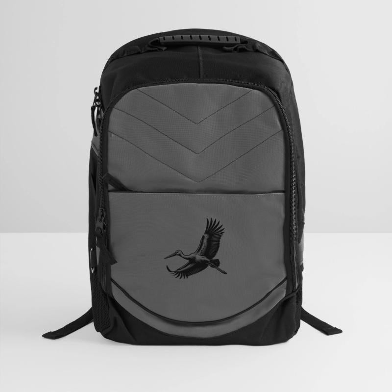 Elegant Stork Bird In Flight