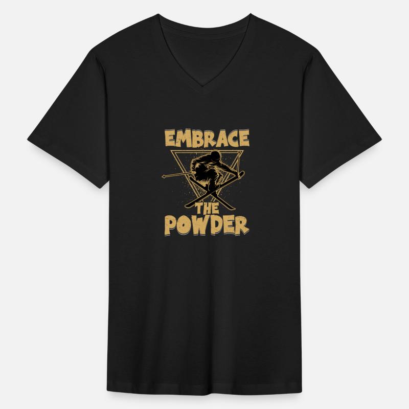 Embrace The Powder Skiing Wintersport Ski