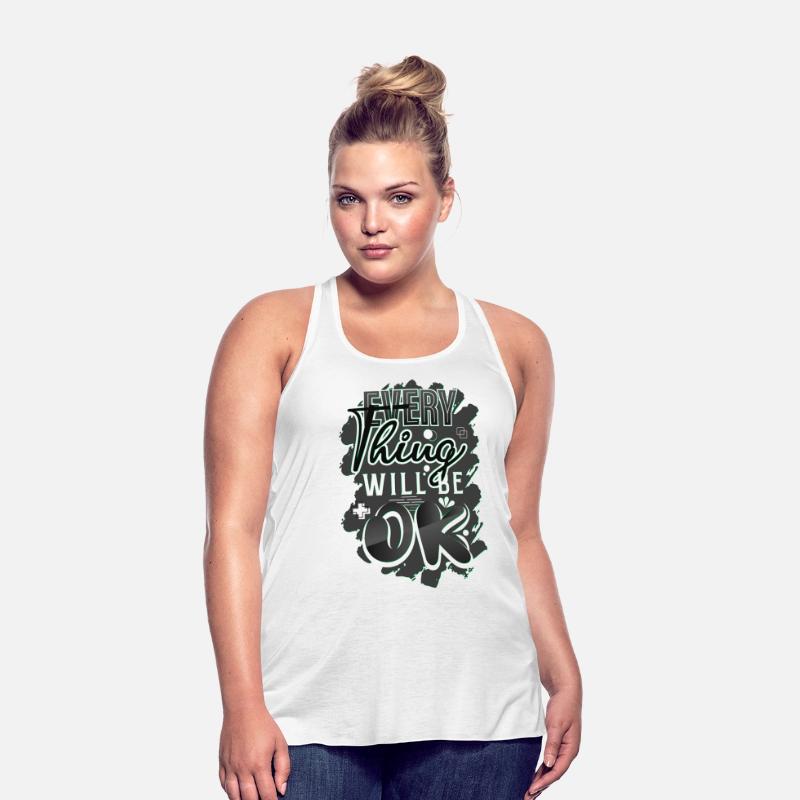 Every Thing Will Be Ok Motivational Quotes bw