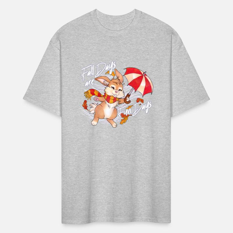 Fall Days are Fun Days - Cute Bunny in Fall