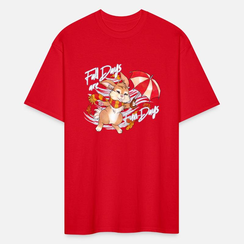 Fall Days are Fun Days - Cute Bunny in Fall