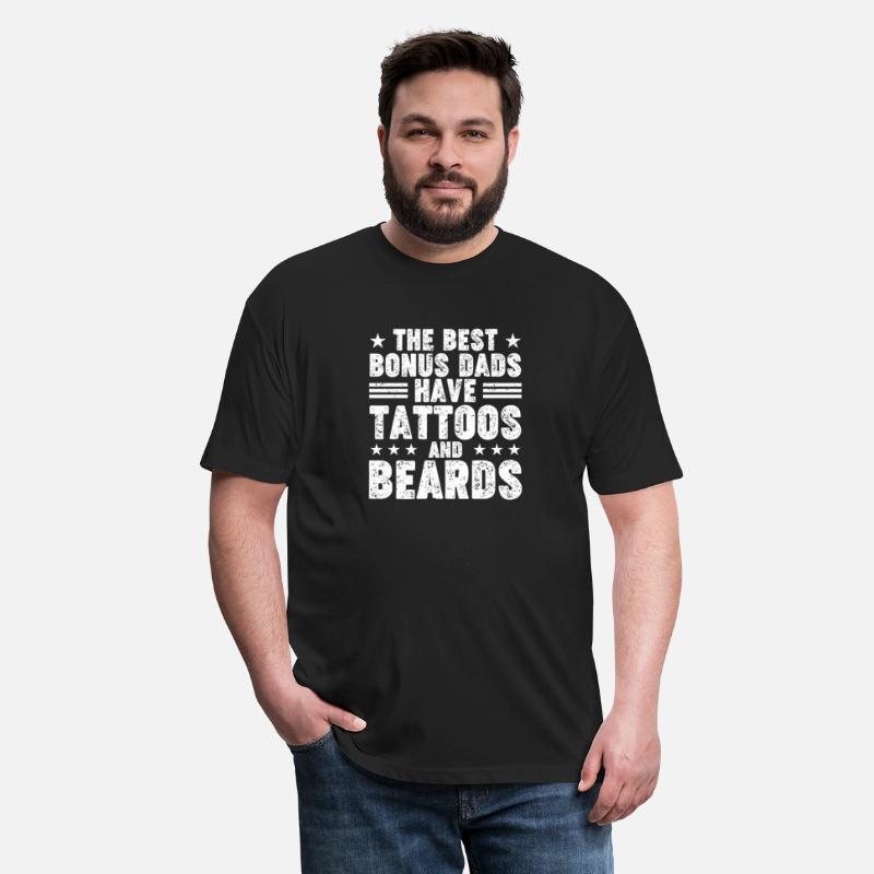 Fathers Day Bonus Dads Tattoos Beards Step Dad Ste