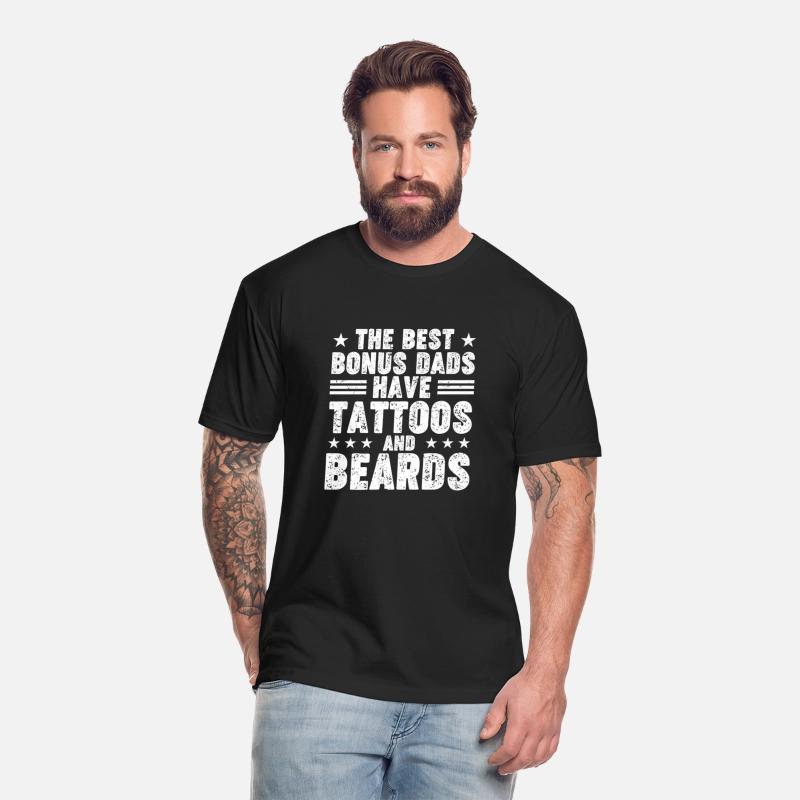 Fathers Day Bonus Dads Tattoos Beards Step Dad Ste