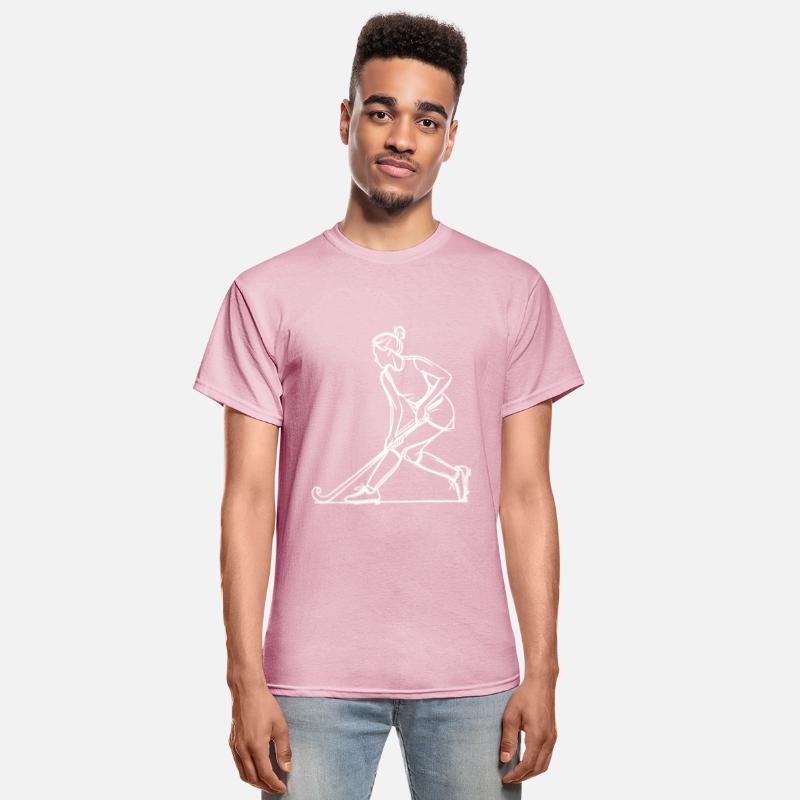 Female Field Hockey Player Drawing