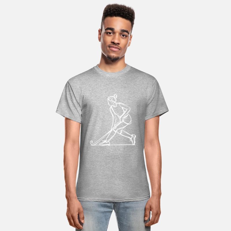 Female Field Hockey Player Drawing