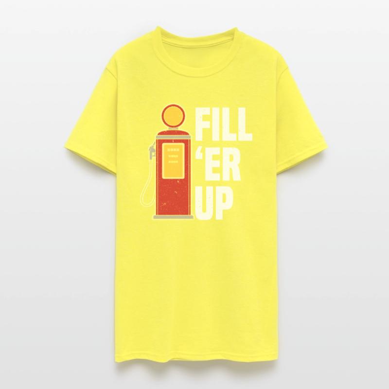 Fill 'Er Up Gas Station Attendant Gasoline Fuel