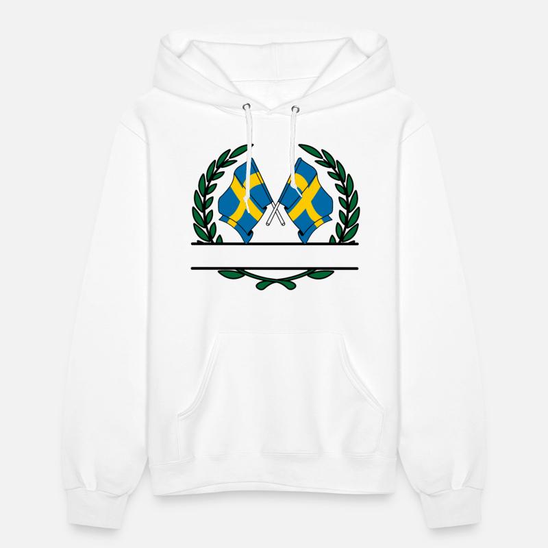 Flags Sweden laurel wreath banner