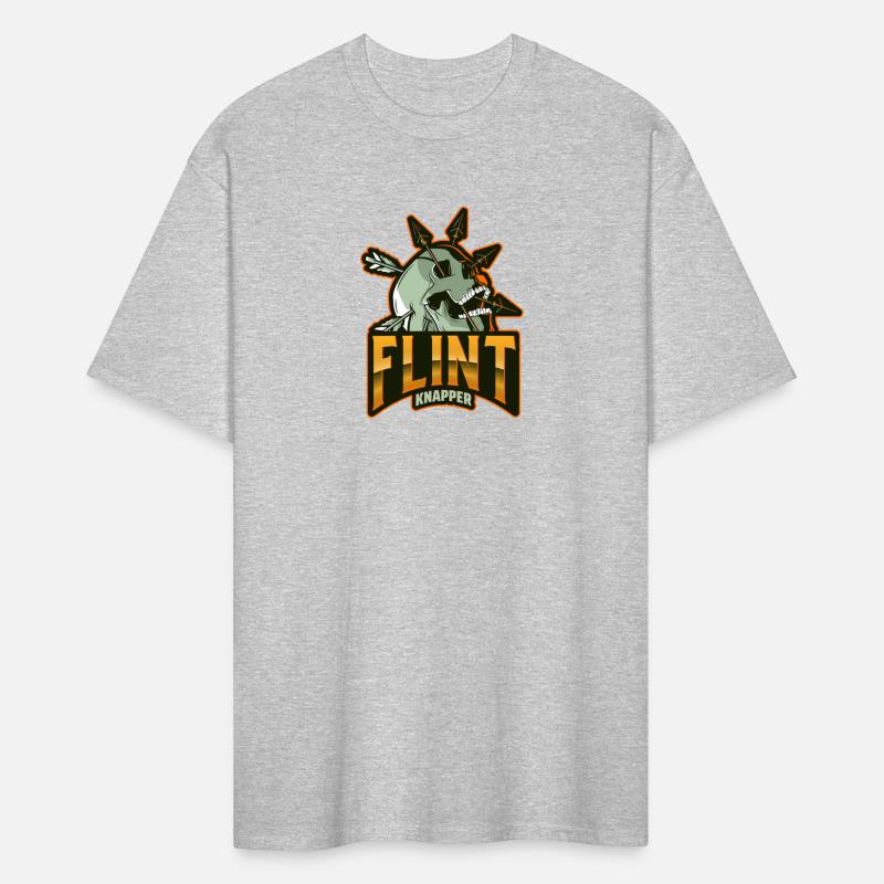 Flint Knapper Skull and Arrows