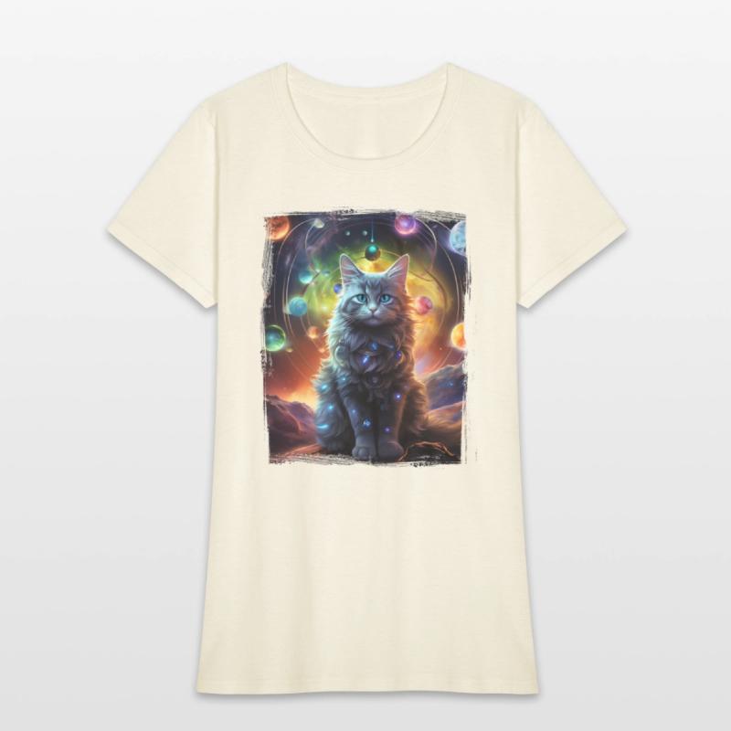 Fluffy Kitten Planet Decors Feline Animal Alien