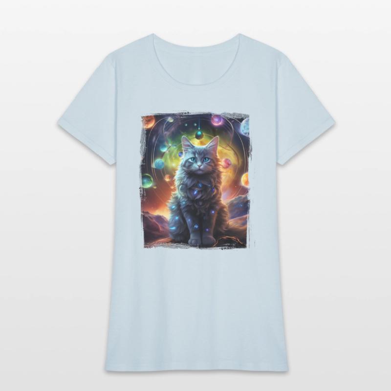 Fluffy Kitten Planet Decors Feline Animal Alien