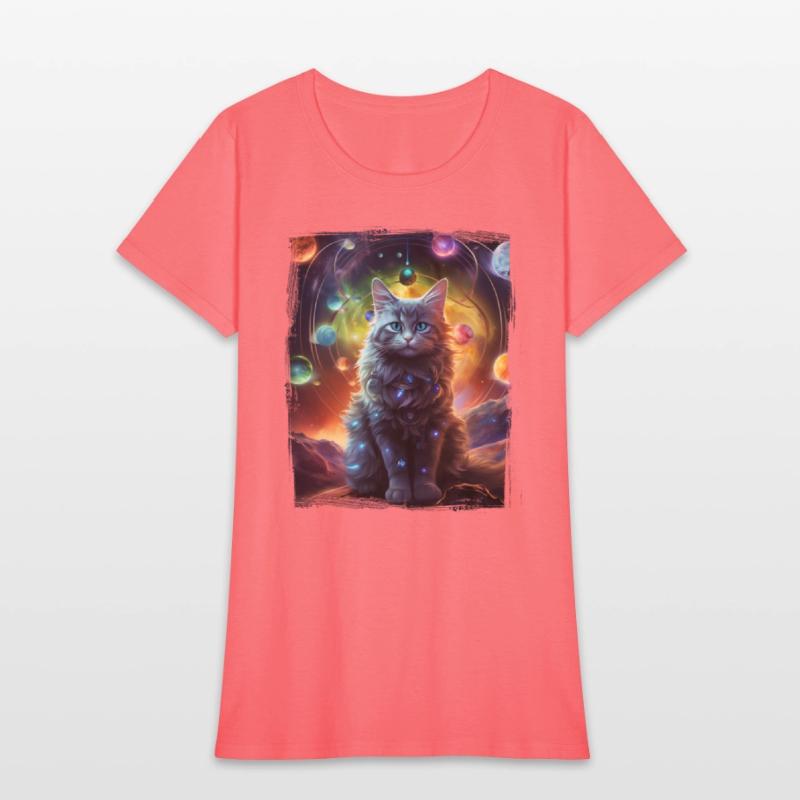 Fluffy Kitten Planet Decors Feline Animal Alien