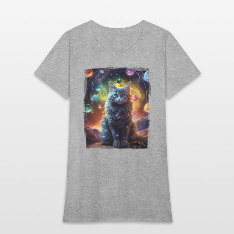 Fluffy Kitten Planet Decors Feline Animal Alien