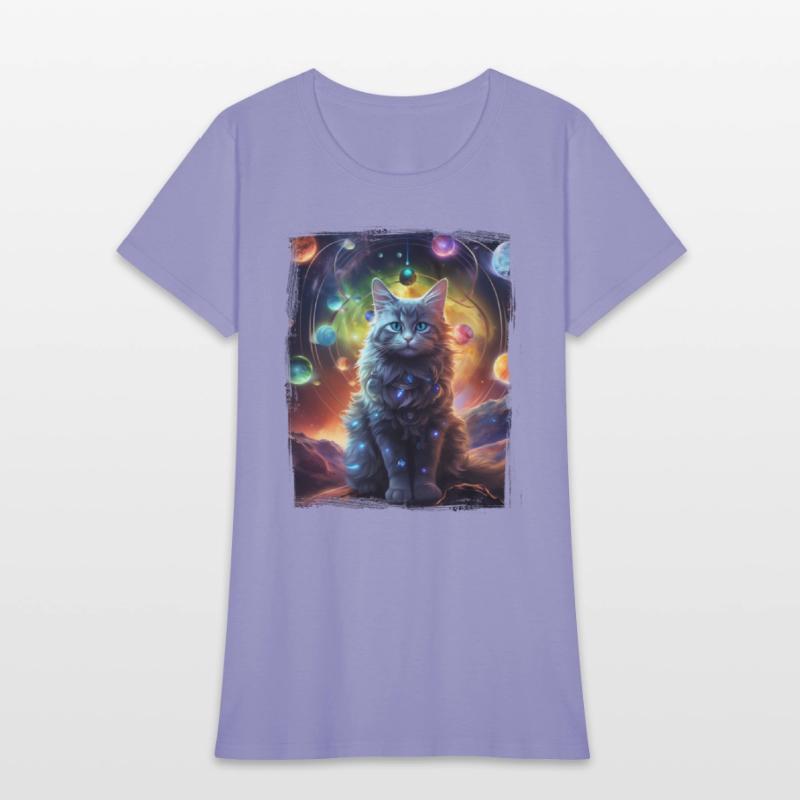Fluffy Kitten Planet Decors Feline Animal Alien