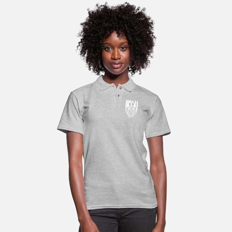 Football Skull Flag White Outline