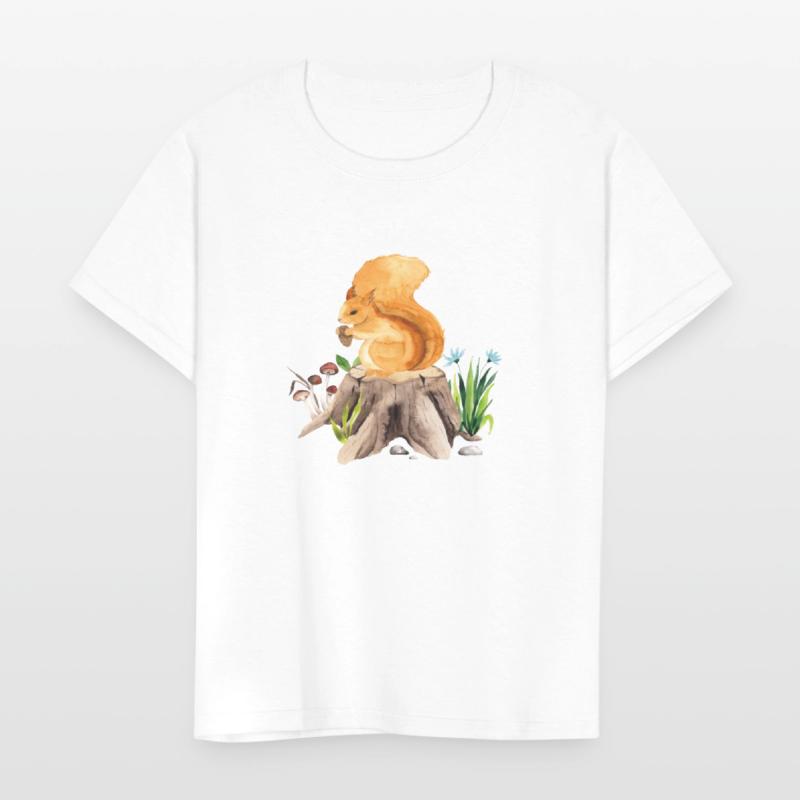 Forest animal squirrel with name Lukas