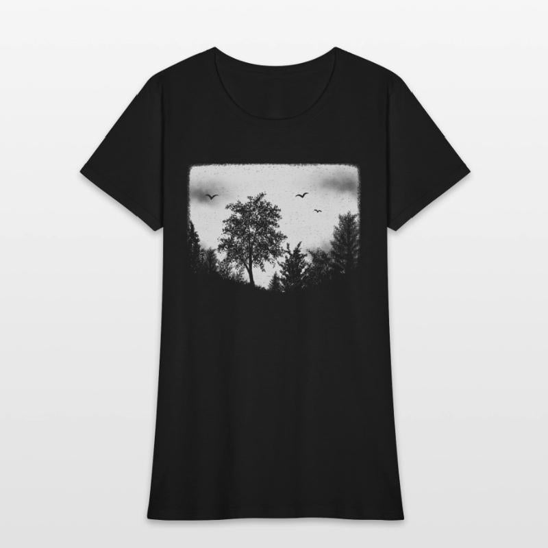 Forest landscape, nature lover